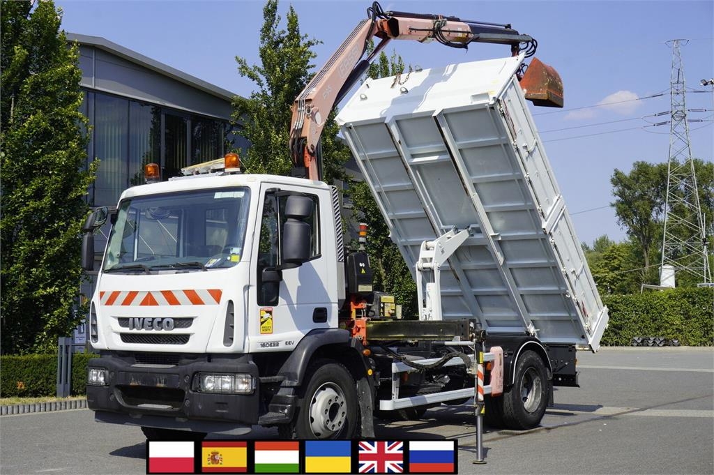 Iveco Eurocargo 160 E22K tipper / 60 tho. km!!! / Fassi