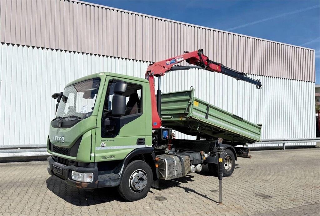 Iveco ML100E19 / 4x2 / Crane HMF 810-K2 / 2x AHK