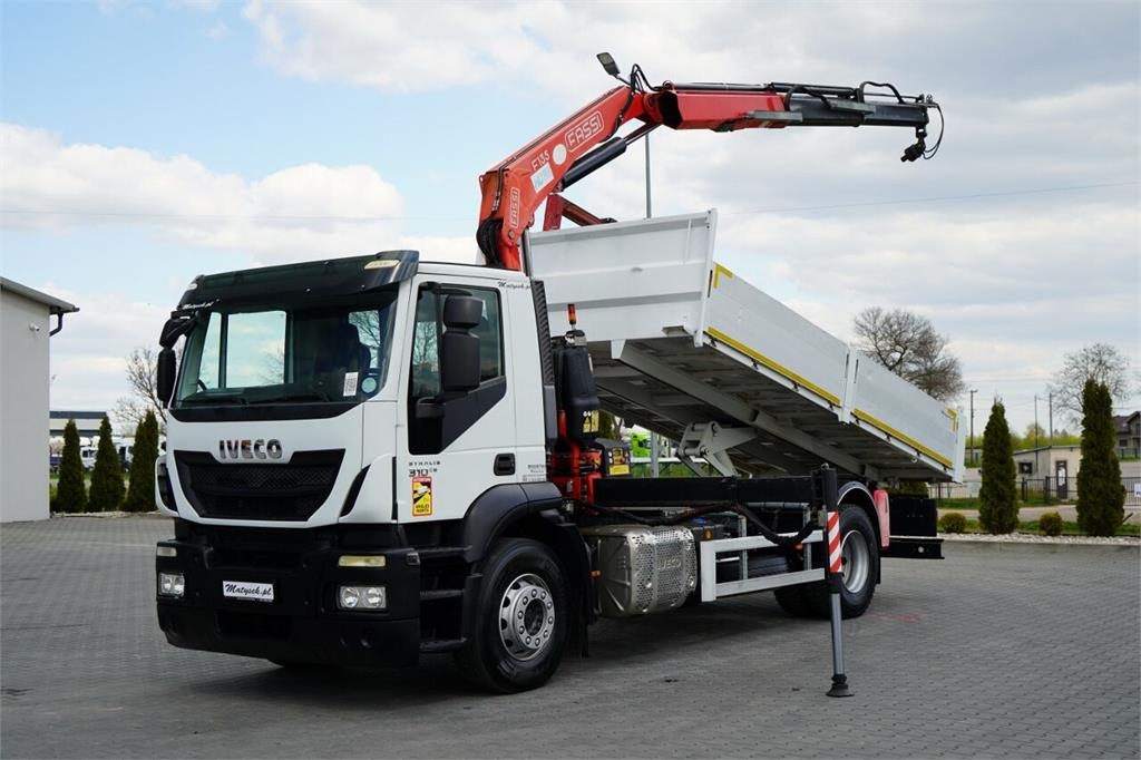 Iveco STRALIS / 310 / 4x2 /WYWROTKA - 5,3 M / HDS FASSI