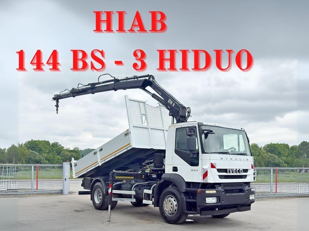Iveco STRALIS 330 *HIAB 144 BS-3 HIDUO* TOPZUSTAND
