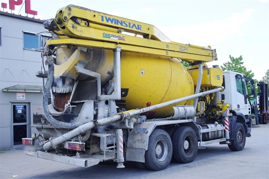 Iveco Trakker 450 6x4 / Sermac Twinstar 3Z24 concrete mi