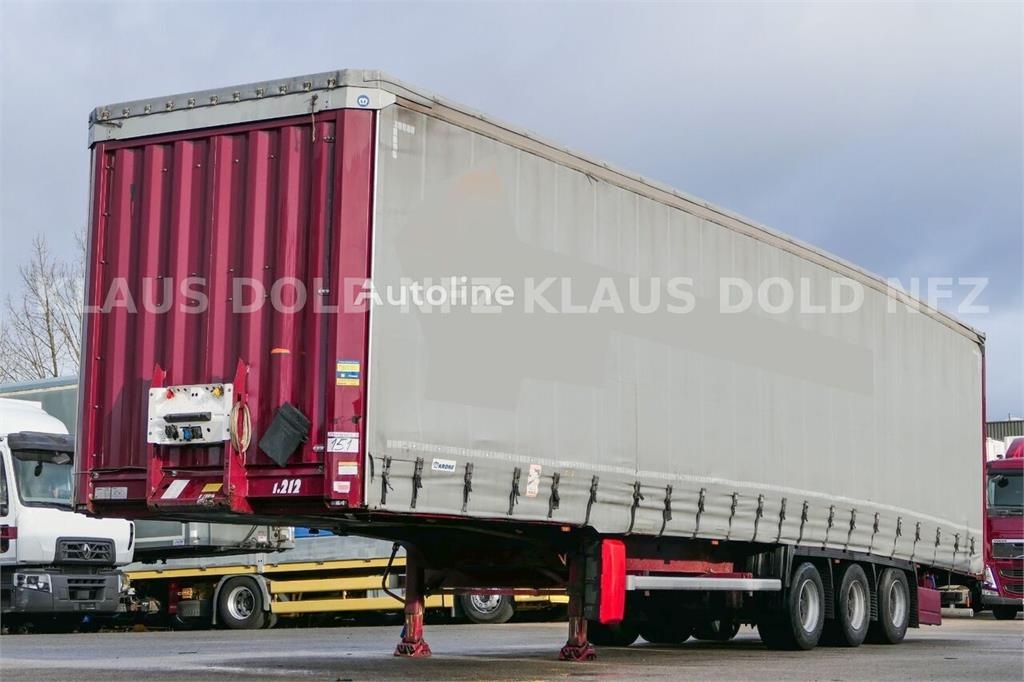 Krone SD XL MegaLiner curtainsider semi-trailer / Edscha