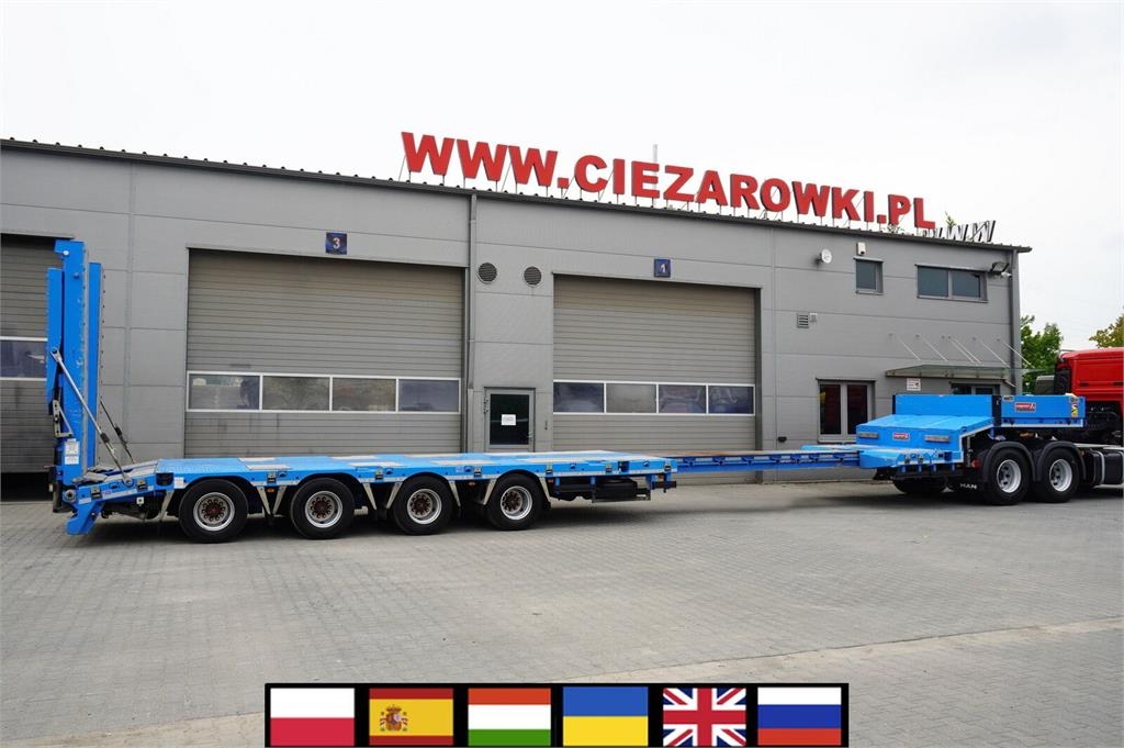 Langendorf ST-4 VB low-bed semi-trailer / extendable / widene