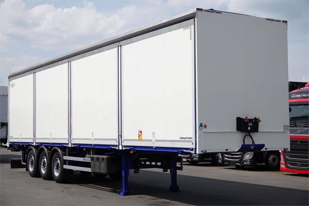 Lecitrailer KONTENER / KOFFER / OTWIERANE BOKI / MOCNA PODŁOGA