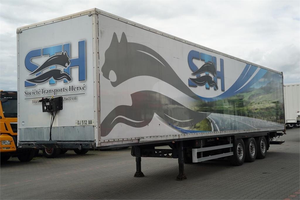 Lecitrailer KONTENER / WINDA PALFINGER 2 500 KG / OŚ PODNOSZON
