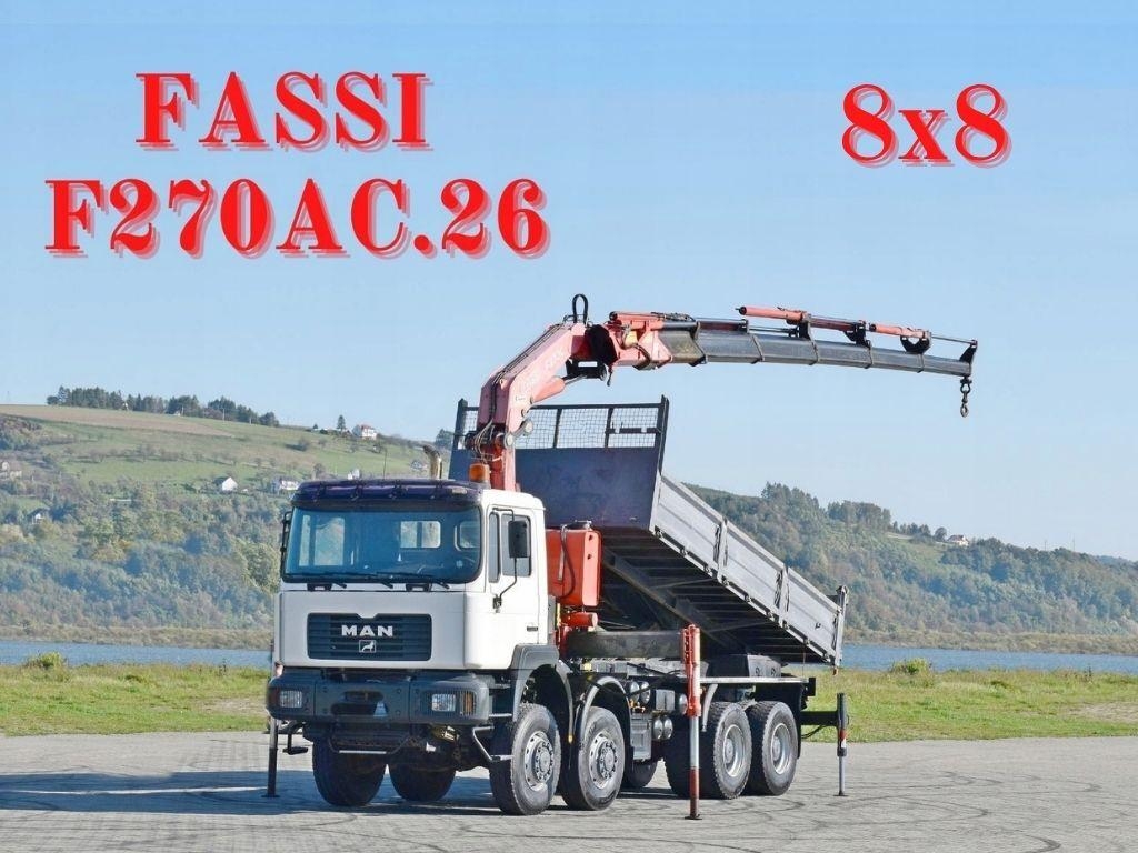 MAN 41.460 *FASSI F270AC.26 * 8x8 ! TOPZUSTAND