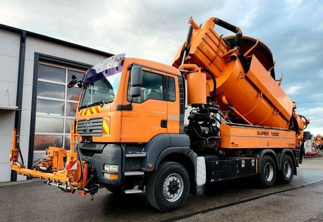 MAN TGA 33.390 6x6 Wiedemann Kanalspüler Super 1000