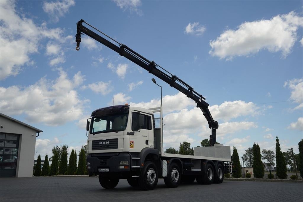 MAN TGA 35.360 / 8x4 PLATFORM + HIAB 166 D-4 HDS / MAX