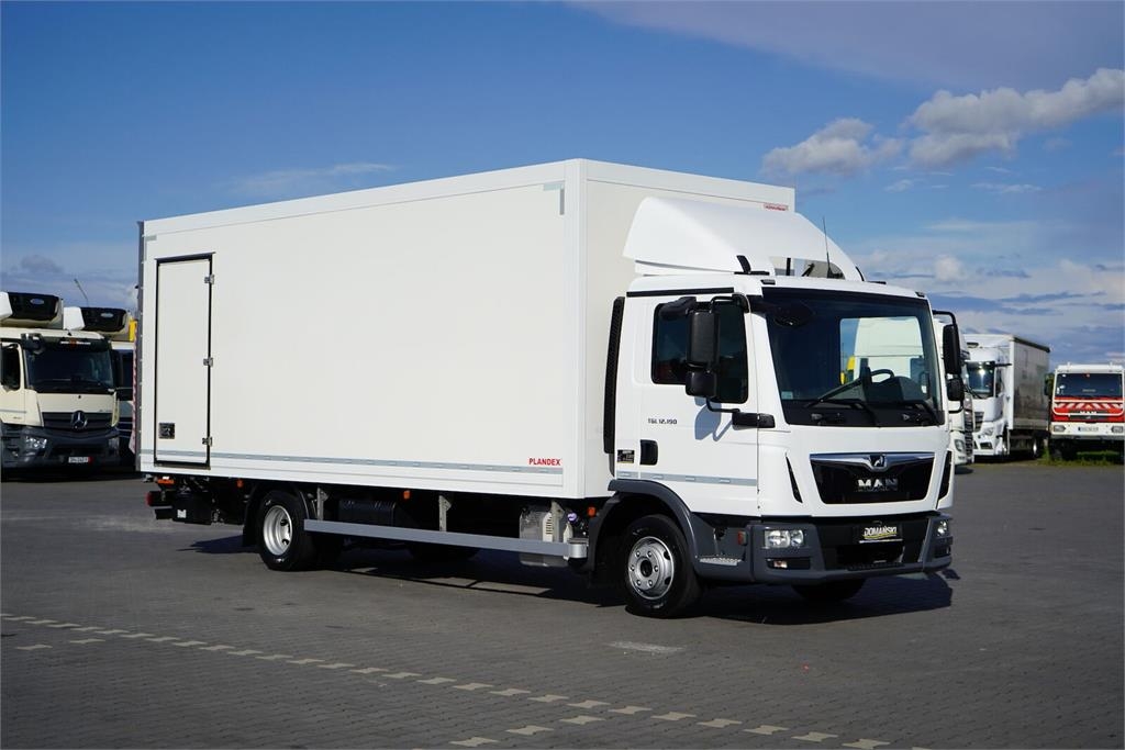 MAN TGL / 12.190 / EURO 6 / KONTENER + WINDA / 16 PALE