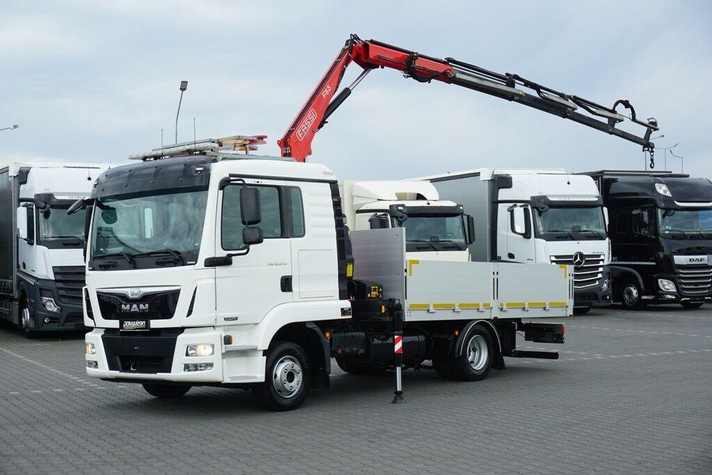 MAN TGL / 12.250 / SKRZYNIOWY + HDS / FASSI F 65 / PIL