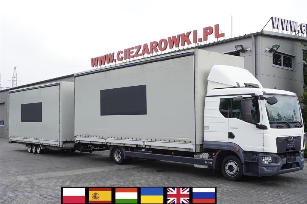 Camion PLSC MAN TGL 8.190 4×2 sleeper / 80 tho. km!!! / 2022 / wit — occasion 2022