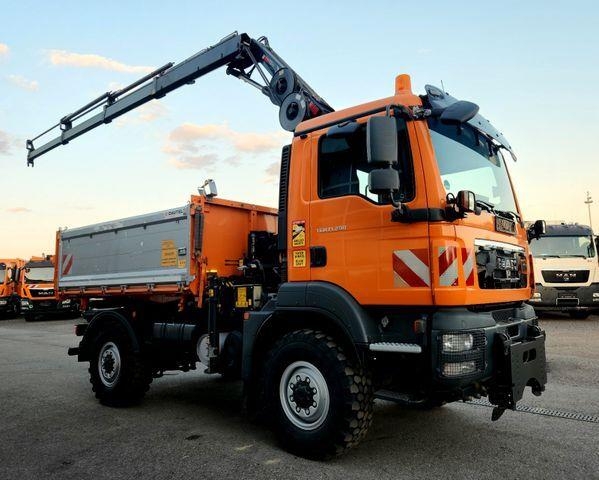 MAN TGM 13.290 4x4 HIAB 088 E-3 Kran Funk Single