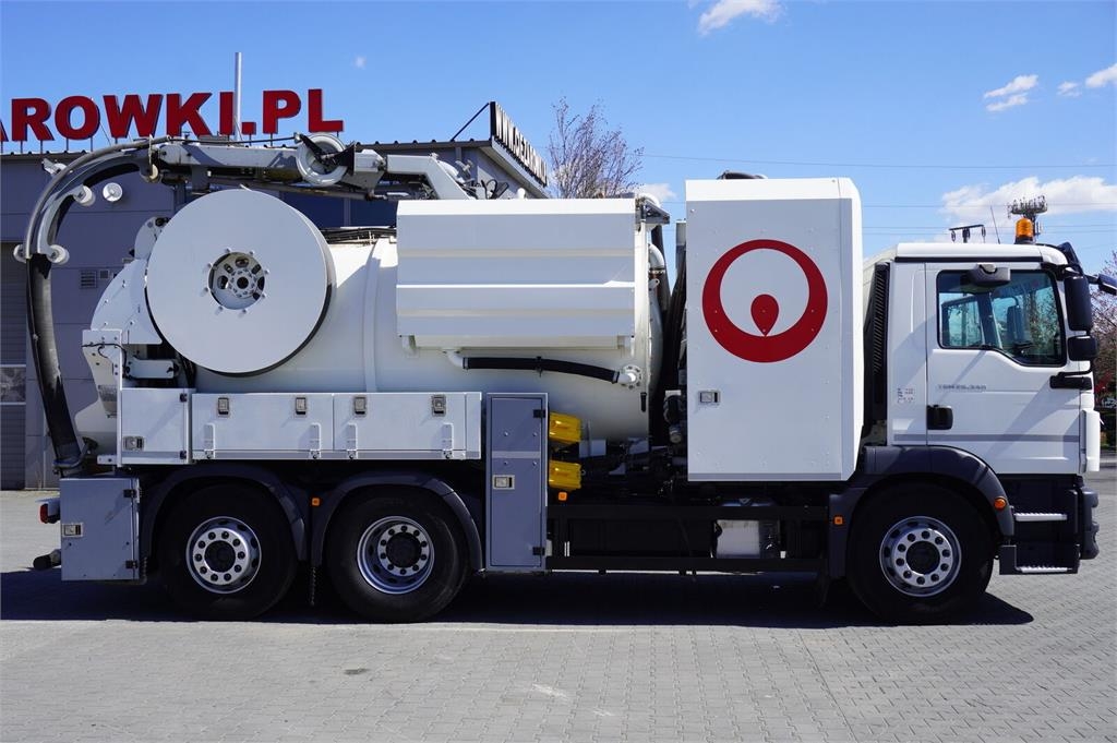 MAN TGM 26.340 E6 / RIVARD sewage cleaner 11.8 m3 / 15