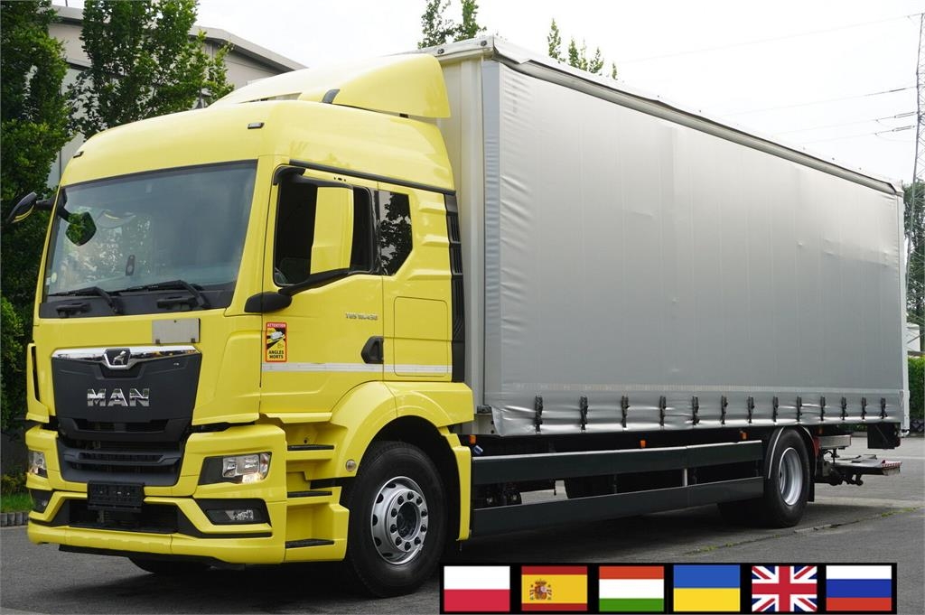 MAN TGS 18.430 4x2 / 2022 / Curtainsider 21 EPAL
