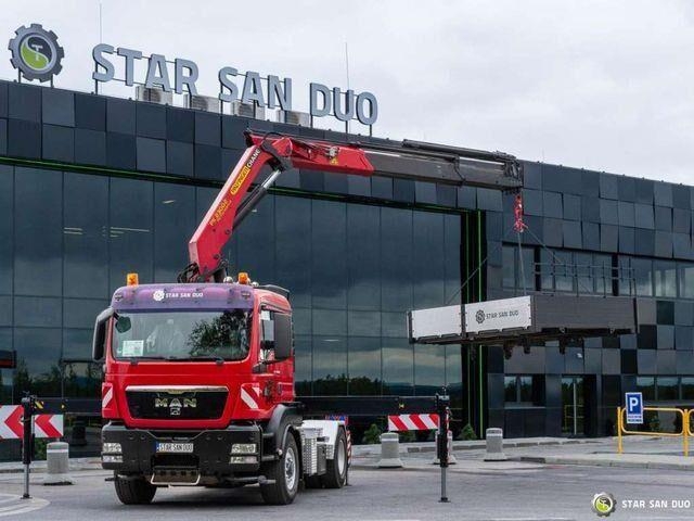 MAN TGS 18.440 4x4H PALFINGER PK 23002 Crane Tracto