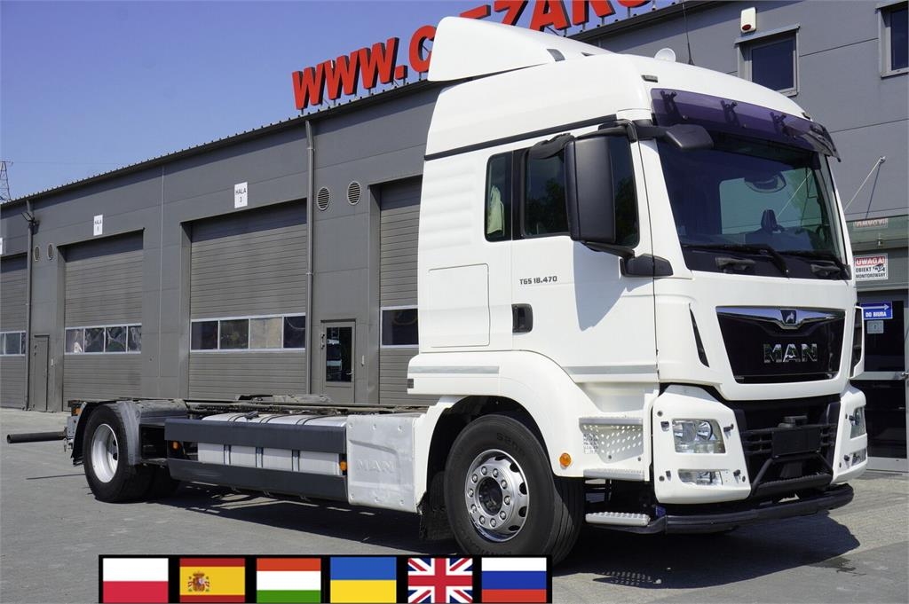 MAN TGS 18.470 / chassis 745 cm / sleeper cab