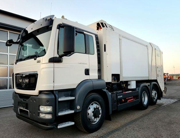 MAN TGS 26.360 Rotopress Behälterwaschanlage FAUN