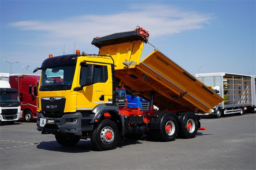 MAN TGS / 26.430 / EURO 6 / WYWROTKA / 6 X 6 / HYDROBU