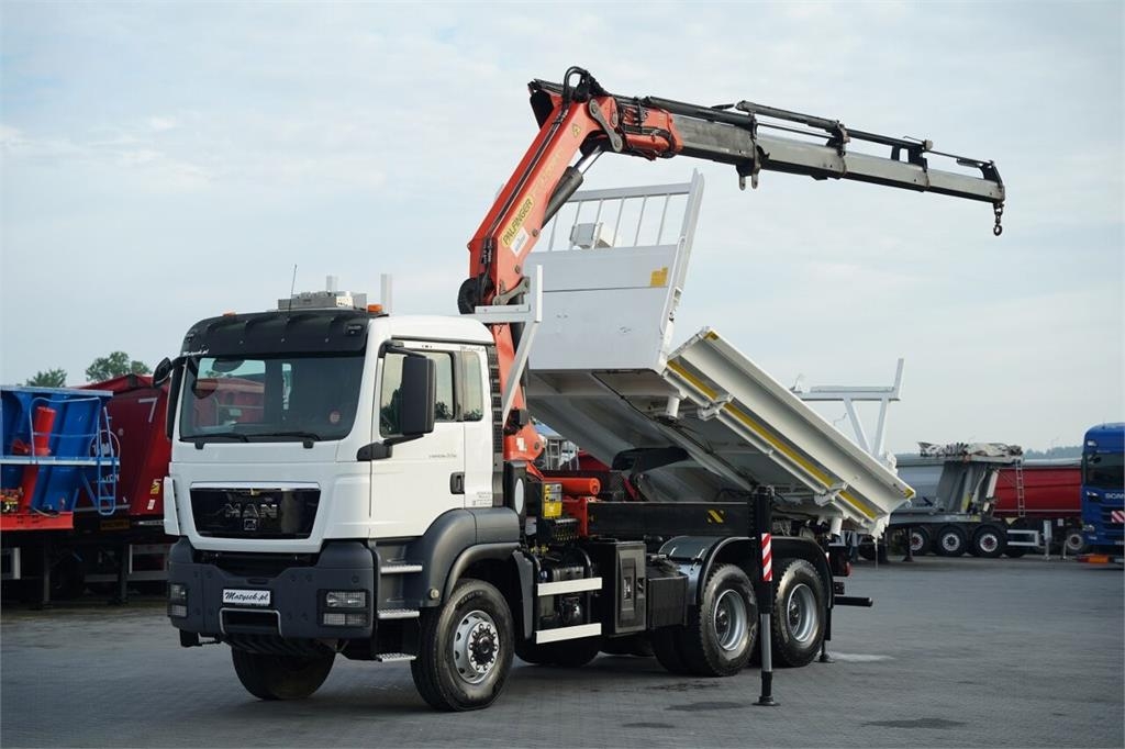 MAN TGS 26.440 / 6x4 / WYWROTKA 2 STRONNA / HYDROBURTA