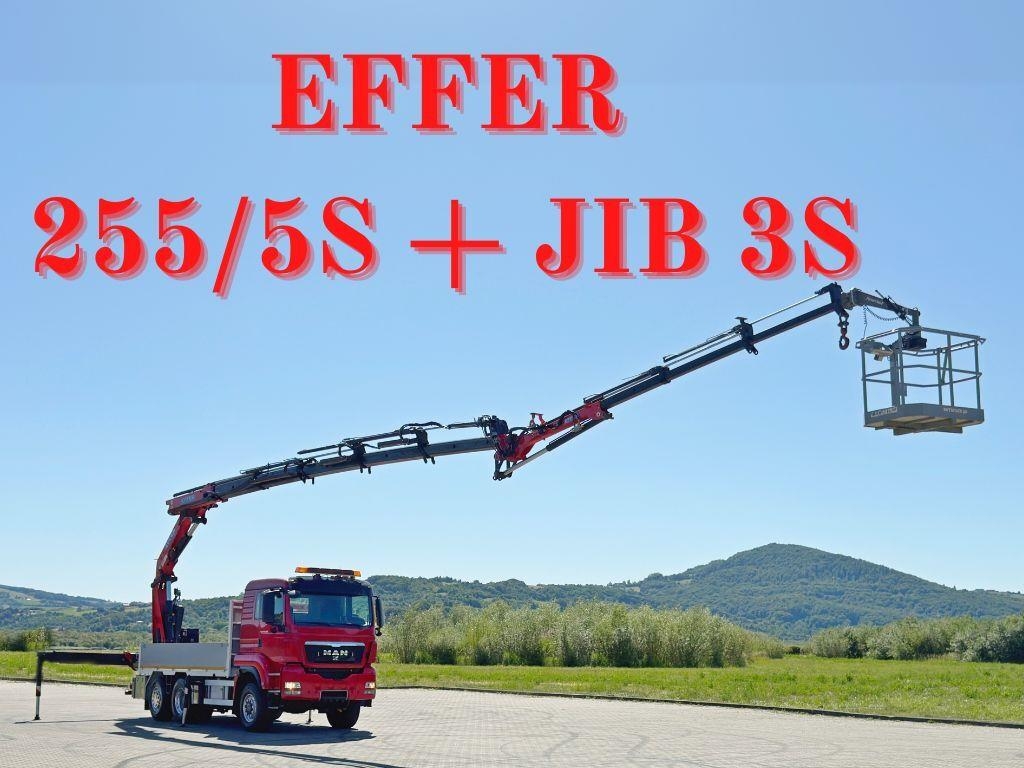 MAN TGS 28.480 * EFFER 255/5S + JIB 3S + FUNK * 6x4 *