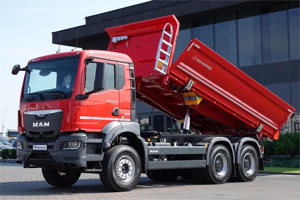 MAN TGS 33.440 / 6X4 / WYWROTKA 3 STRONNA / HYDROBURTA