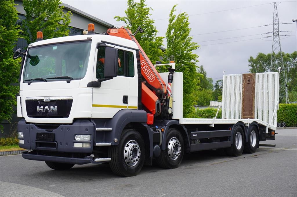MAN TGS 35.360 8×2 / HDS FASSI F165A.2.22 crane / Remo