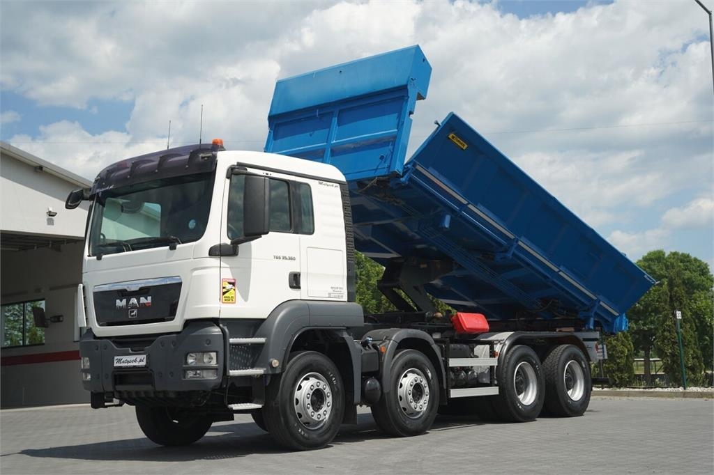 MAN TGS 35.360 / 8x4 / WYWROTKA 2 STRONNA / HYDROBURT