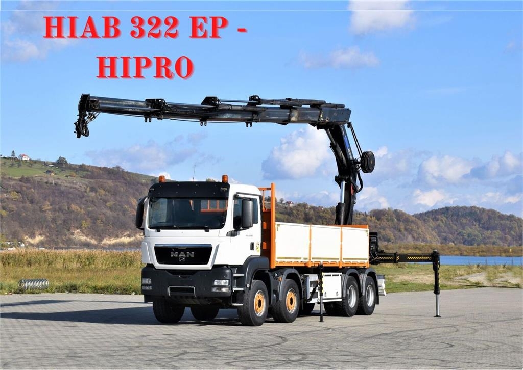 MAN TGS 35.440 * HIAB 322 EP-5HIPRO+FUNK / 8x4!