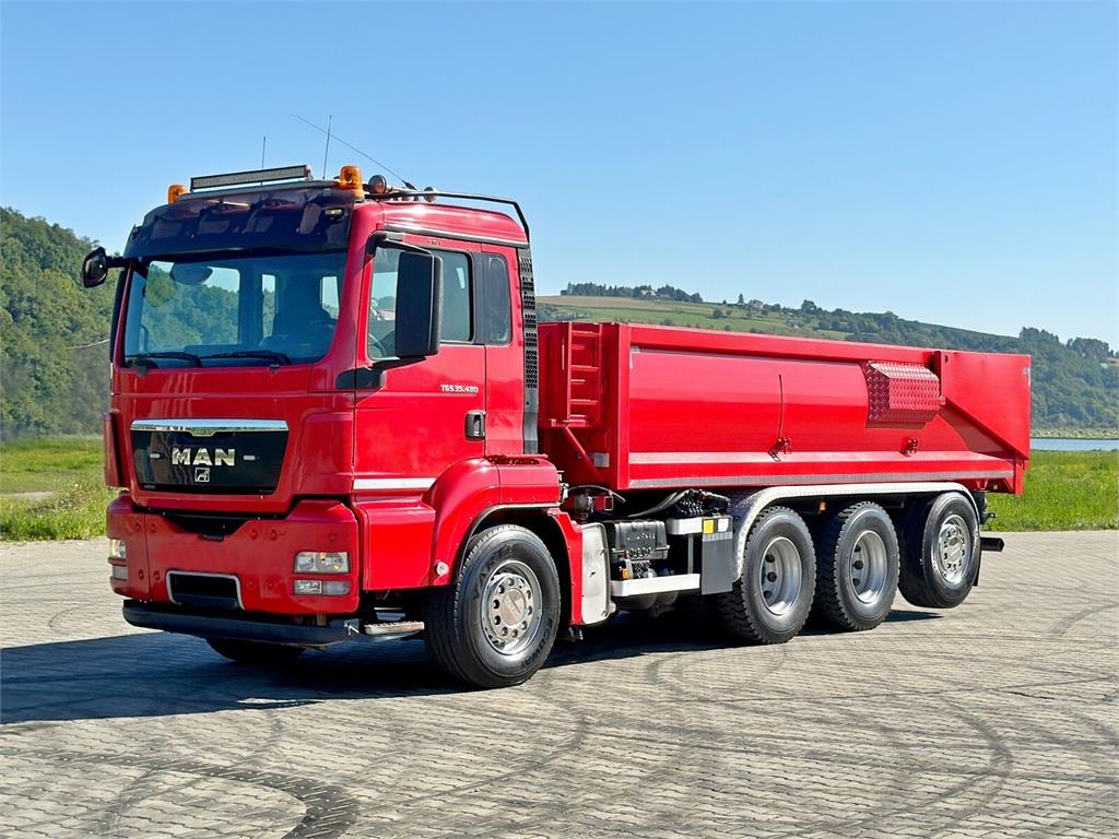 MAN TGS 35.480 * KIPPER 6,30 m * 8x4
