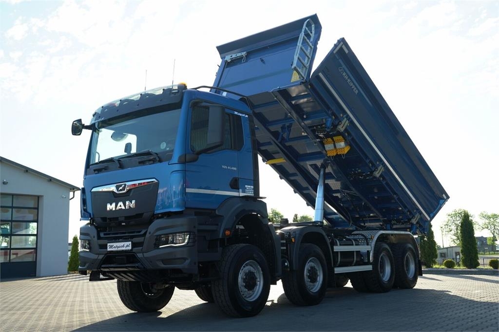 MAN TGS 41.480 / 8X8 / WYWROTKA 3 STRONNA / BORDMATIC