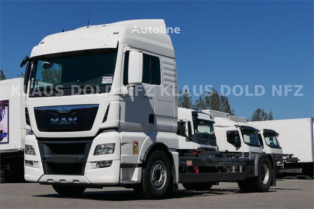 MAN TGX 18.480 BDF Container Truck / 2 Fuel Tanks / Fu