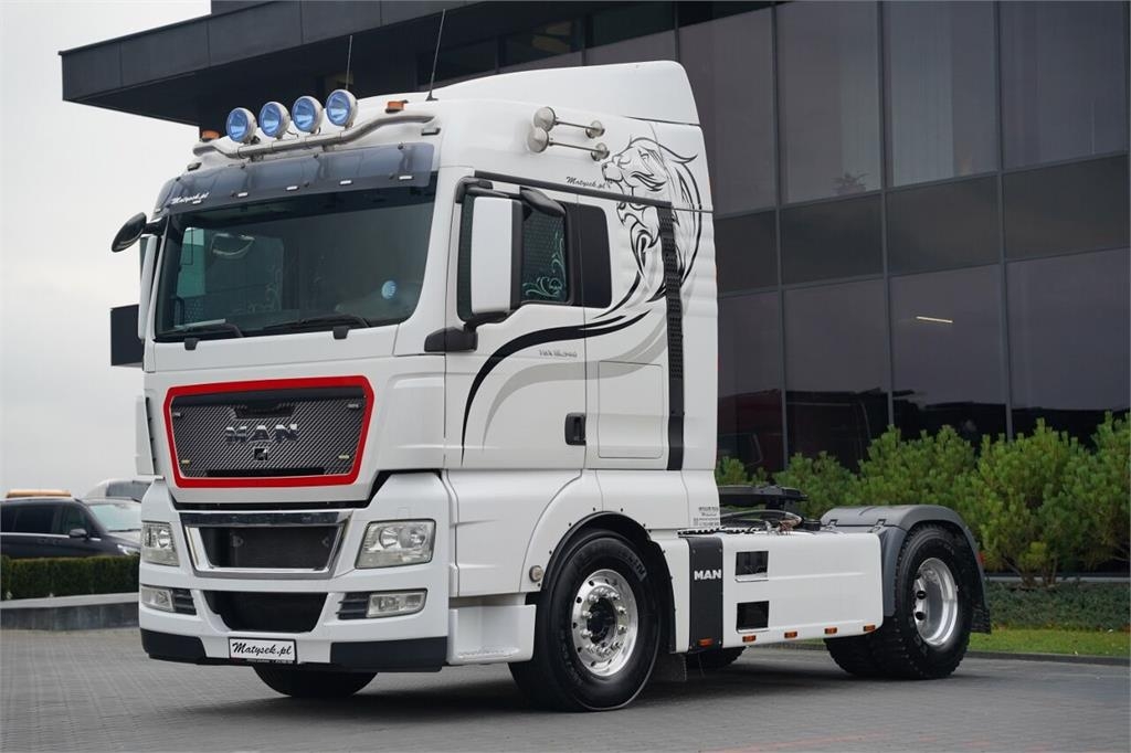 Tracteur routier MAN TGX 18.540 / XLX / HYDRAULIKA / RETARDER / SKÓRY — occasion 2012