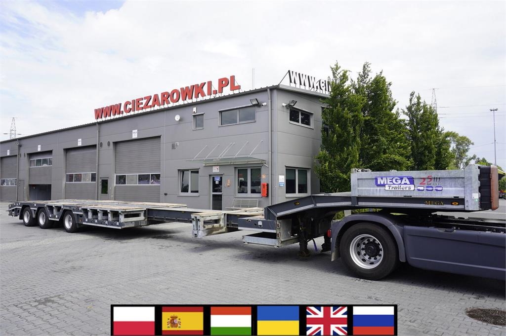 Mega ALIM DORSE ALM3 low bed semi-trailer / 2024 / Exte