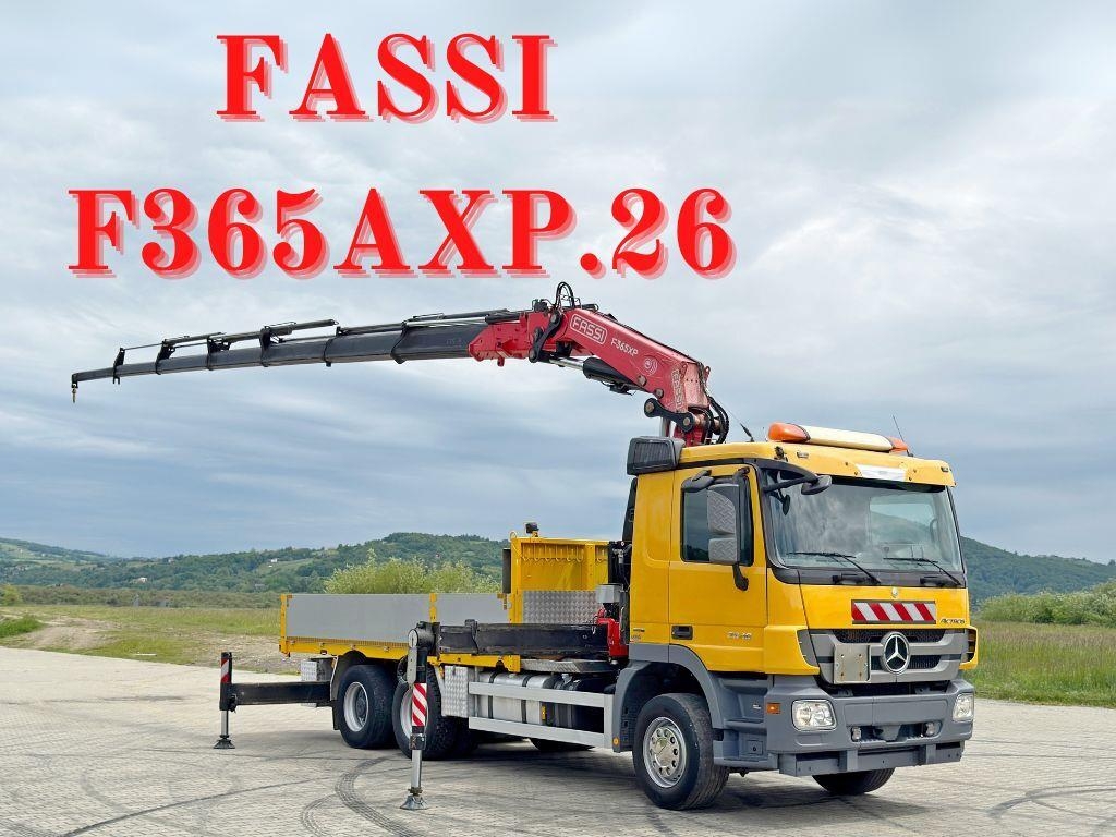Mercedes-Benz ACTROS 2646 * FASSI F365AXP.26 + FUNK * 6x4