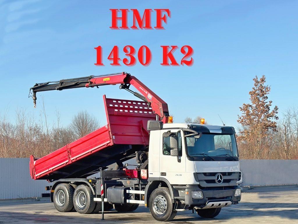 Mercedes-Benz ACTROS 2636* KIPPER 5,25 + BORDMATIC / 6x4