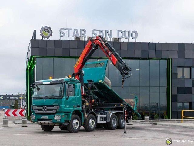 Mercedes-Benz ACTROS 4151 8x4 Palfinger PK 30002 K Crane Tipp