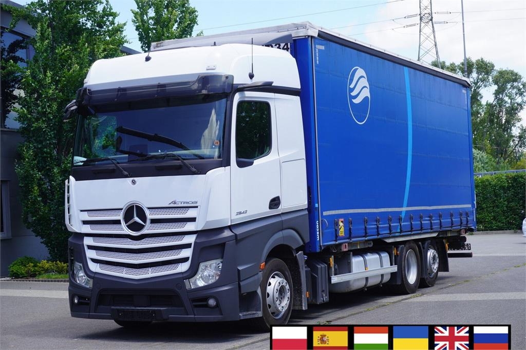 Mercedes-Benz Actros 2542 MP5 / Curtainsider 19 EPAL/ 2021