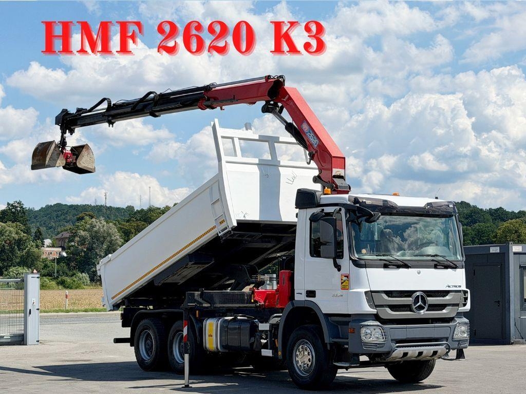 Mercedes-Benz ACTROS 3336* KIPPER 5,10 m + KRAN/FUNK * 6x4