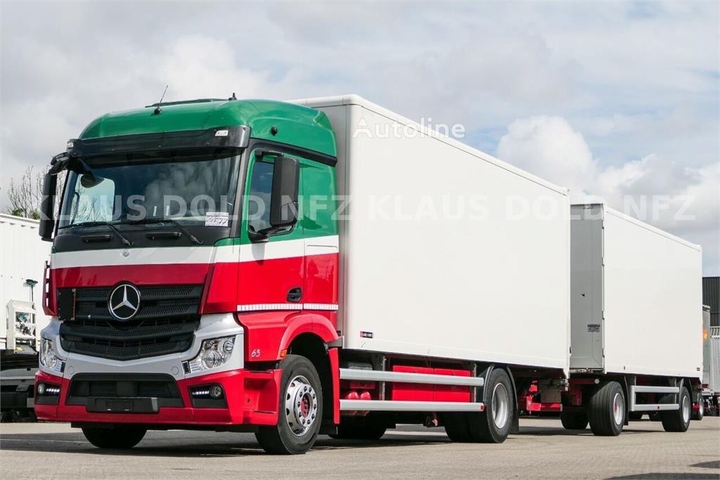Mercedes-Benz Actros 4 box-bodied truck + AGL 290 box trailer