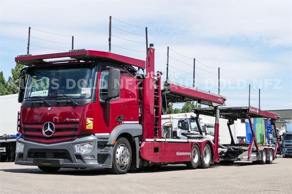 Mercedes-Benz Actros 2443 Vehicle Transporter Truck + Vehicle Tr