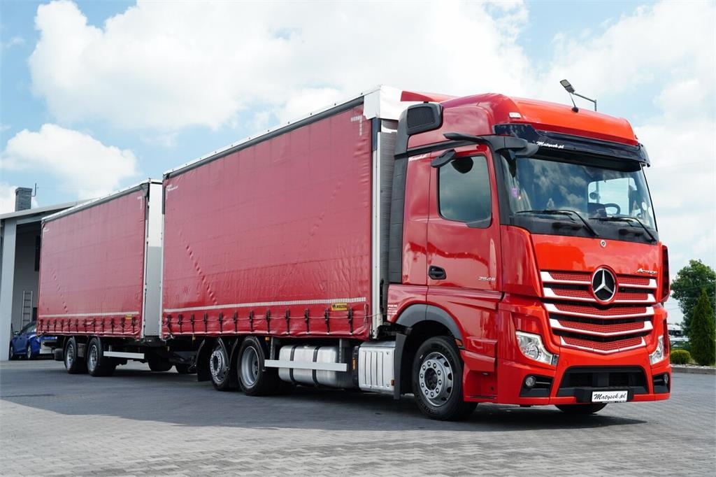 Camion PLSC Mercedes-Benz ACTROS 2545 / ZESTAW TANDEM 120 M3 / PRZEJAZDOWY — occasion 2021