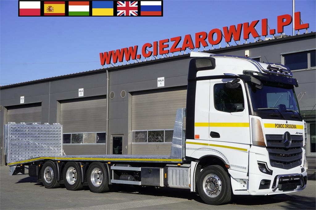 Camion porte-engins Mercedes-Benz Actros L 3552 8x4 / 2023 / TOW PLATFORM — occasion 2023