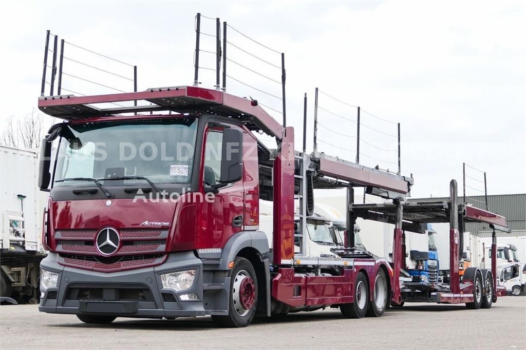 Mercedes-Benz Antos 2443 Vehicle Transporter Truck + Vehicle Tra
