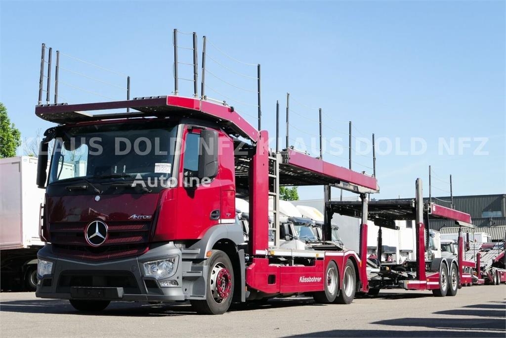Mercedes-Benz Antos 2443 Metago Car Transporter Truck with Car T