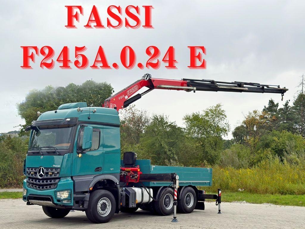 Mercedes-Benz AROCS 2548* FASSI F245A.0.24 E + FUNK / 6x4 *TOP