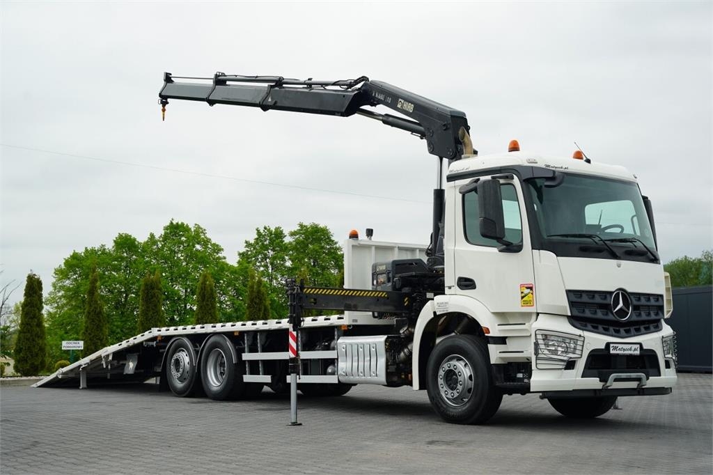 Mercedes-Benz AROCS 2533/ 6X2 / LAWETA + HDS HIAB 188 B-2 / NAJA