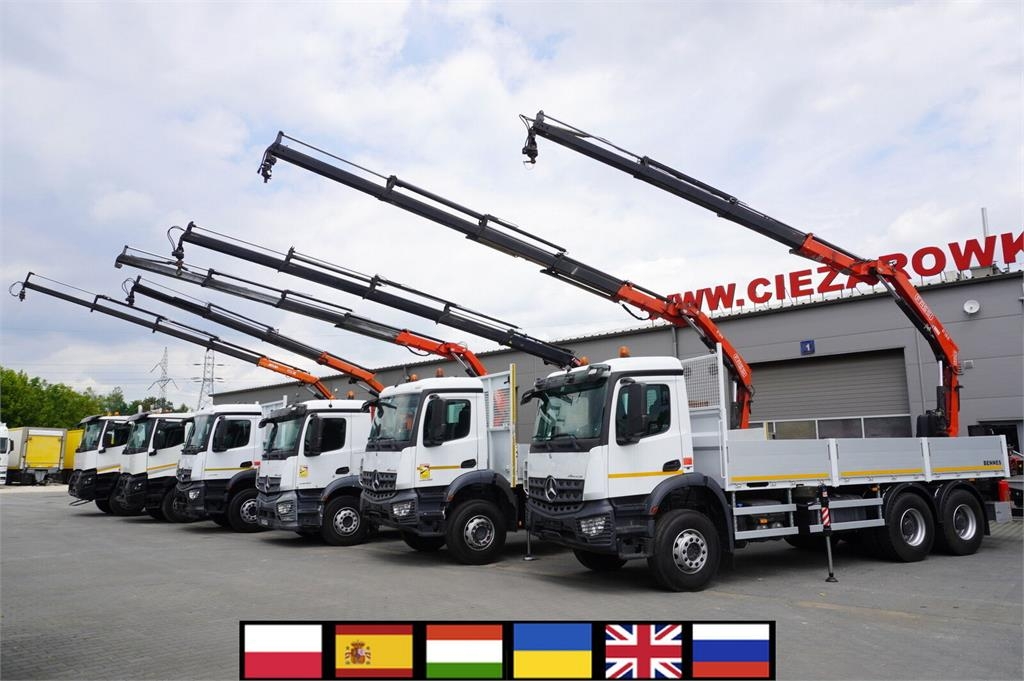 Mercedes-Benz Arocs 2536 6×2 / 200 tho. km / Fassi F195 crane /
