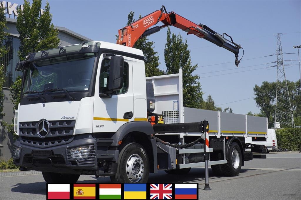 Mercedes-Benz Arocs 1827 4x2 / 70 tho km!!! / Fassi F135A.0.22 c