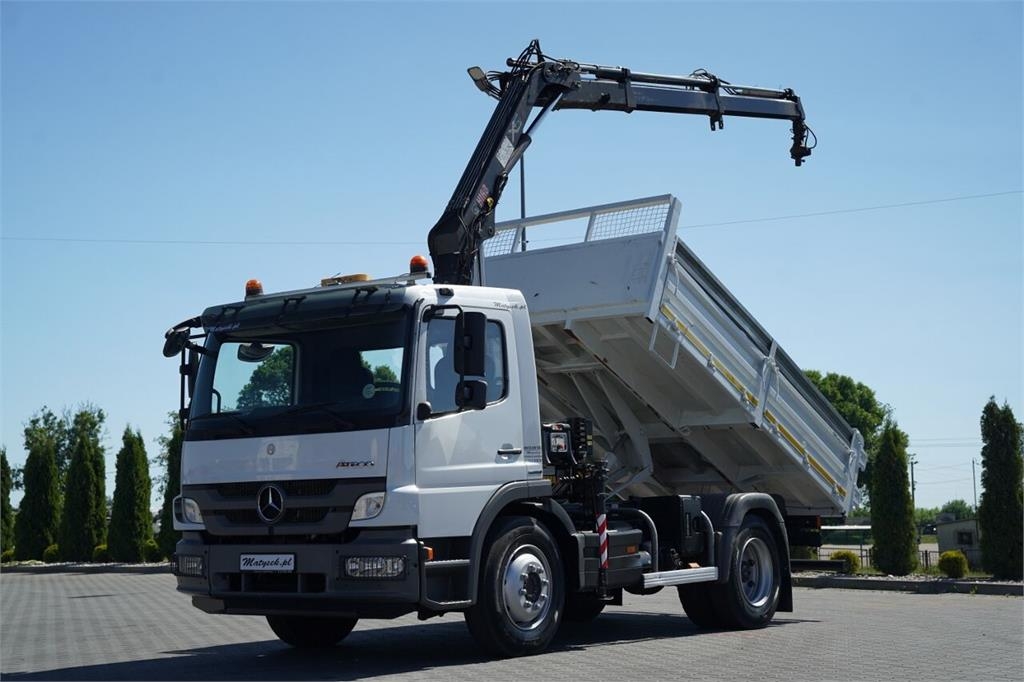 Mercedes-Benz ATEGO 15.24 / 4X2 / WYWROTKA + HDS HIAB 088 BS-2