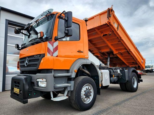 Camion benne Mercedes-Benz AXOR 1829 4x4 Euro5 166tkm Winterdienst Meiller — occasion
